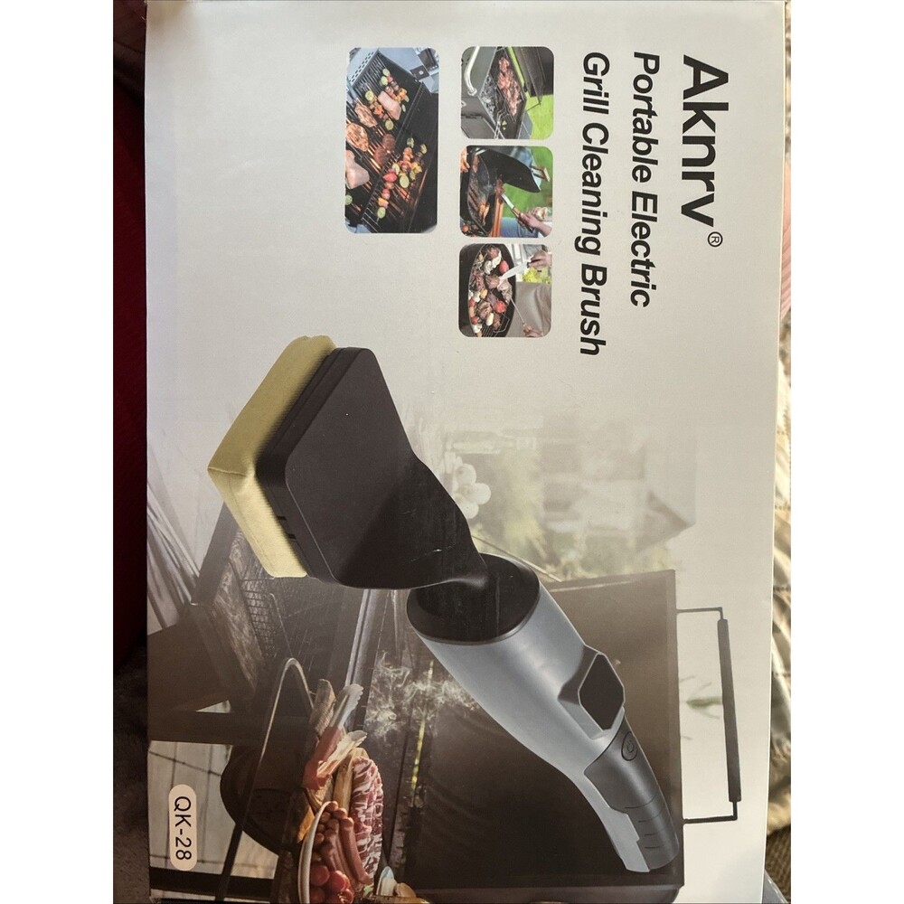 Aknrv Portable Electric Grill Cleaning Brush
